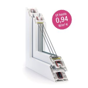 Sección ventana Synego en blanco